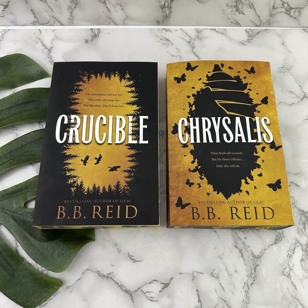 Men of the Wilds Series BB Reid Crucible Chrysalis Sprayed Edge Paperback Books