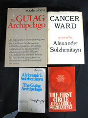 Aleksandr Solzhenitsyn lot of 4 Gulag Archipelago, The First Circle, Cancer Wd