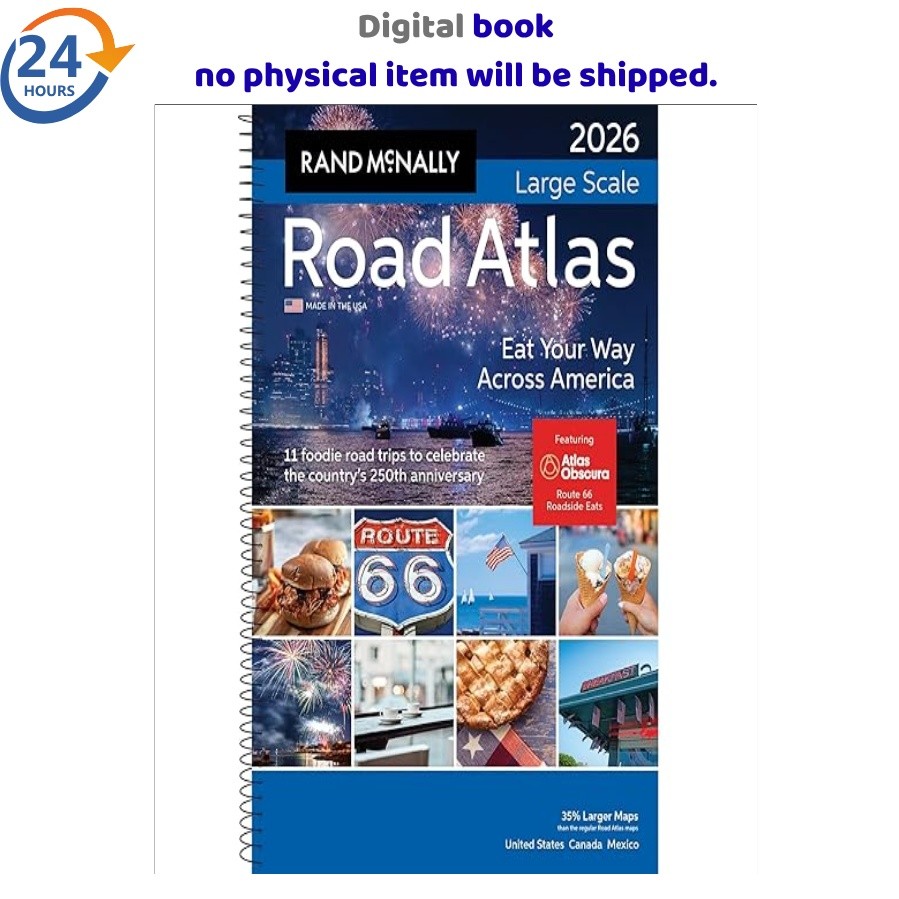 Rand McNally Road Atlas Large Scale 2026: Uni 2025 Rand McNally