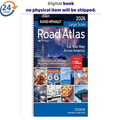 Rand McNally Road Atlas Large Scale 2026: Uni 2025 Rand McNally
