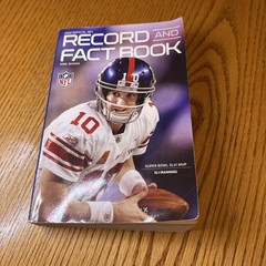 NFL Record & Fact Book 2012 Official Eli Manning Cover National Football League