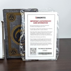 Brandon Sanderson BANDS OF MOURNING Leatherbound NUMBERED and SIGNED – IN HAND