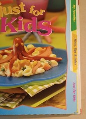 Cooking For Kids. 3 In 1 Cookbook. 2000. Divided With Tabs. Hardcover
