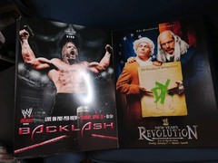 WWE: THE ULTIMATE POSTER COLLECTION (2015) Missing 1 Page (2 Posters)