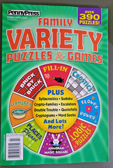 Lot of 2 Family Variety Puzzles & Games by Penny Press – Over 385 Puzzles Each!