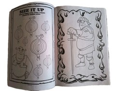 Dreamworks SHREK Jumbo Coloring Book & Activity Book Tear/Share Pages 🆕🆓Ship!