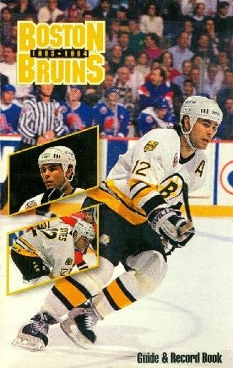 1993-94 Boston Bruins Guide & Record Book – Softcover 228 Pages