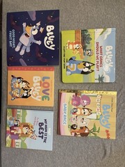 Lot Of 5 Bluey Books. 4 Hardcover And One Paperback