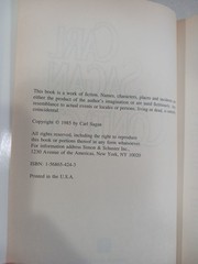 Contact Carl Sagan Movie Novelization Tie-In Book Club Edition DJ HARDCOVER VGC