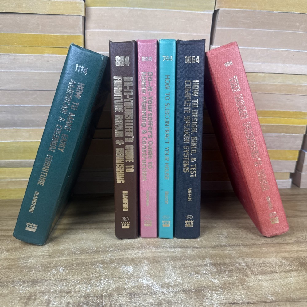 Family Handyman DIY Book Lot Of 6 Home Repair Remodeling Book Plumber Furniture