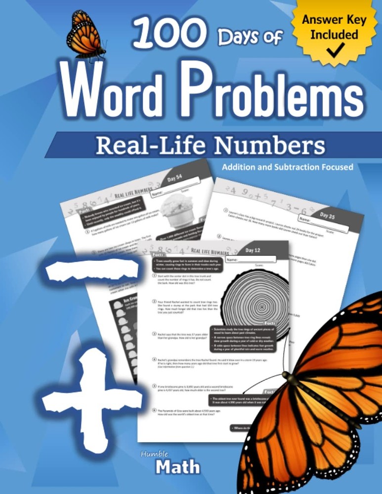 Humble Math – Word Problems: 2nd Grade / 3rd Grade (Ages 7-9) Addition and…