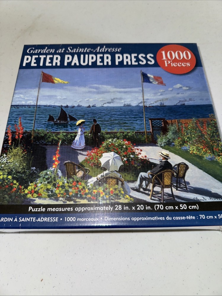 Garden at Sainte-Adresse 1000 Piece Jigsaw Puzzle by Inc. Peter Pauper Press…