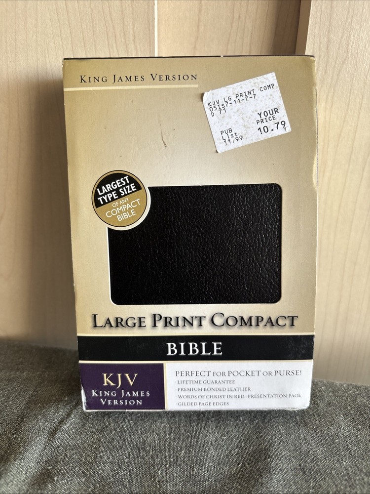 New The Holy Bible : King James Version by Holman Large Print Compact KJV 2000