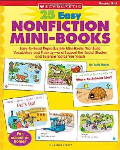 25 Easy Nonfiction Mini-Books: – Paperback, by Nayer Judy – Very Good o