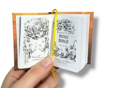 New Magnificent Holy Bible full version King James Miniature Book hardbound