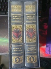 Words of Radiance 2-Vol Signed Leatherbound + Willshaper Swag – SEALED
