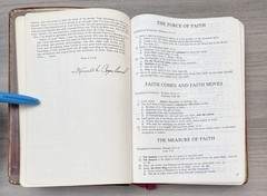 Kenneth Copeland Reference Bible 1972 RED HANDBOUND GENUINE LEATHER Red Letter