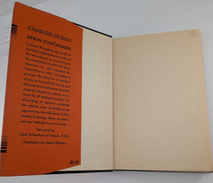 Science and the Human Temperament by Erwin Schrodinger 1935 Norton 1st Ed. HC