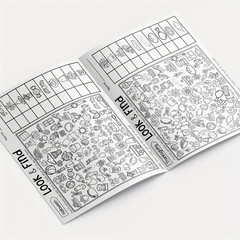 Kids Hidden Objects Coloring Book Find & Color Activity Puzzle Workbook