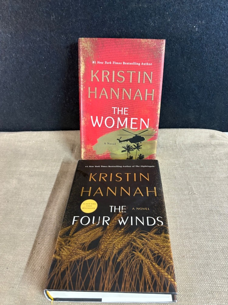 Kristin Hannah Pair hardcover DJ Books The woman and The Four Winds