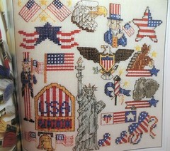 Cross Stitch Designs OVER 2000 Patterns HB BOOK Christmas Halloween Patriotic LN