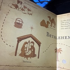 The Birth of Jesus Kids Talking Book w/ Trump Voice Nativity Gift Hardcover New
