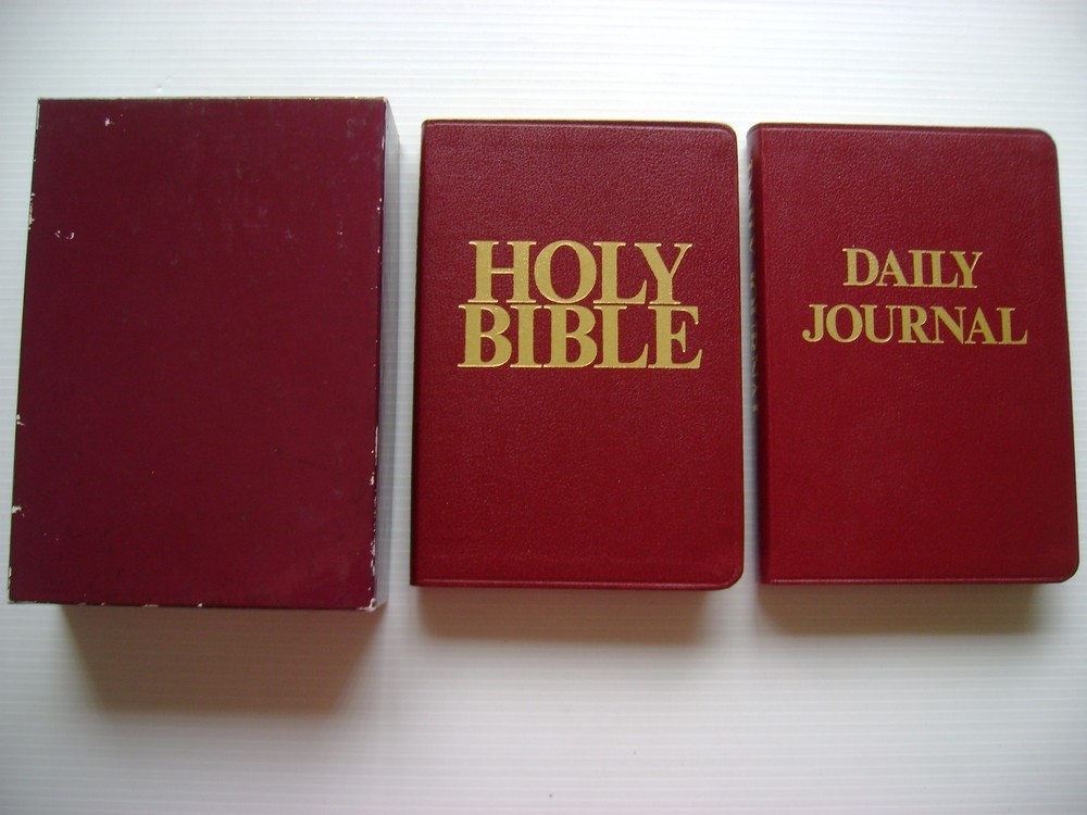 HOLY BIBLE & DAILY JOURNAL – The National Bible Press, NEW