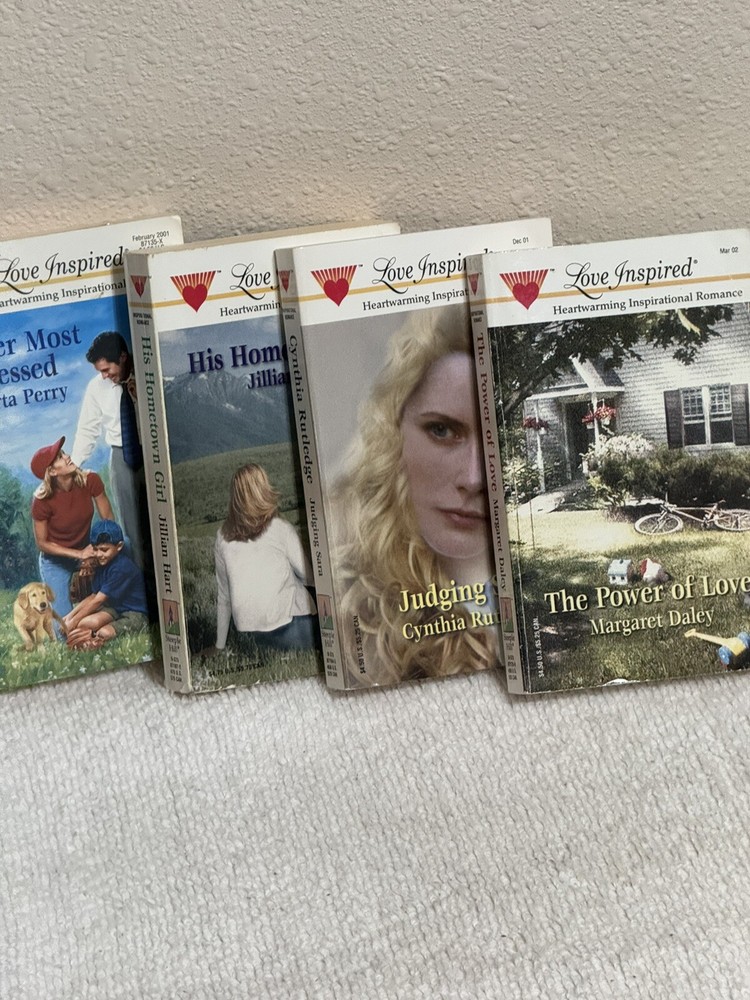 Steeple Hill Love Inspired Series Lot 4 Paperback Books