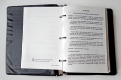 J. Vernon McGee’s Notes on the Holy Bible (partially complete, w/binder)