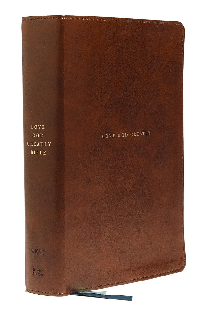 Love God Greatly Bible: A SOAP Method Study Bible for Women (NET, Brown