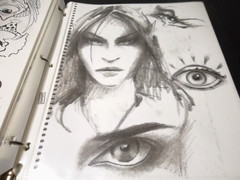 3 ring notebook Tattoo flash Varied artists Circa 2000 and up
