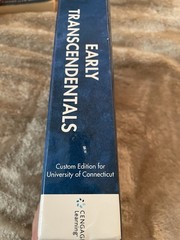 Early Transcendentals,Calculus,James Stewart,Custom for University of Conneticut