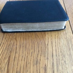Holy Bible References Concordance Genuine Morocco Leather Black 1949