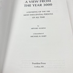 A View from the Year 3000 (Michael H. Hart) Hardcover 1999