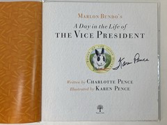 SIGNED Mike and Karen Pence books lot of 3 So Help Me God + 2x Marlon Bundo