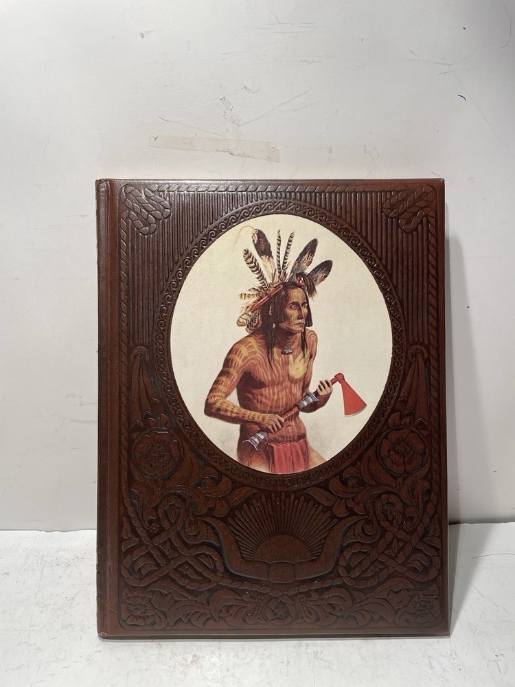 Hard Cover Leather Book The Indians Time Life Excellent Condition 240 Pages 12
