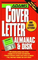 Cover Letter Almanac Paperback Adams Media Corporation Staff