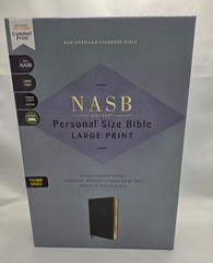 NASB Large Print Calfskin Black Red Letter 1995 Text Thumb Indexed