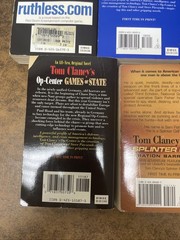 Tom Clancy Military Thriller Book Lot 8 PB HC Jack Ryan ACTION Spy Fiction