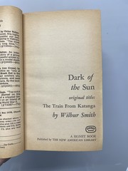 Dark of The Sun By Wilber A. Smith 1965 Paperback Signet T 3531