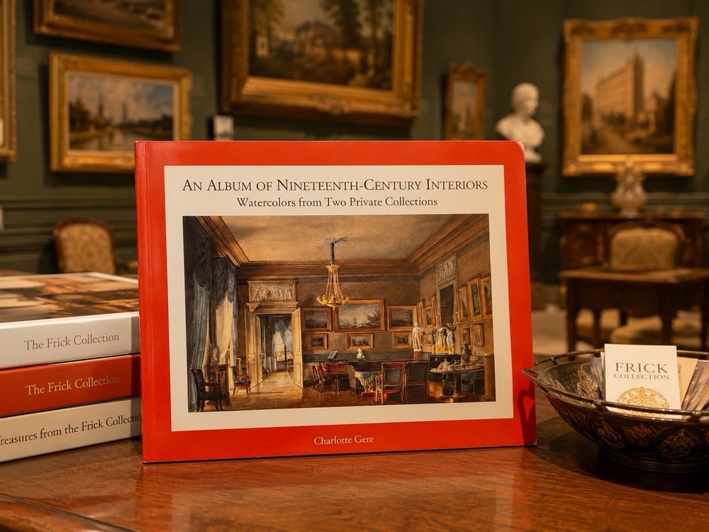 An Album of 19th Century Interiors Watercolors From Two Private Collections 1992