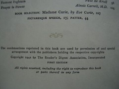 VTG 1941 THE READER’S DIGEST 20TH ANNIVERSARY ANTHOLOGY FIRST EDITION 123 PAGES