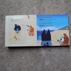 4 x BLUEY BOARD PICTURE BOOKS THE BEACH THE POOL CHARADES BOB BILBY
