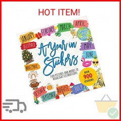 A Year in Stickers: Fun Pictures and Words to Highlight Celebrations (Sticker Bo