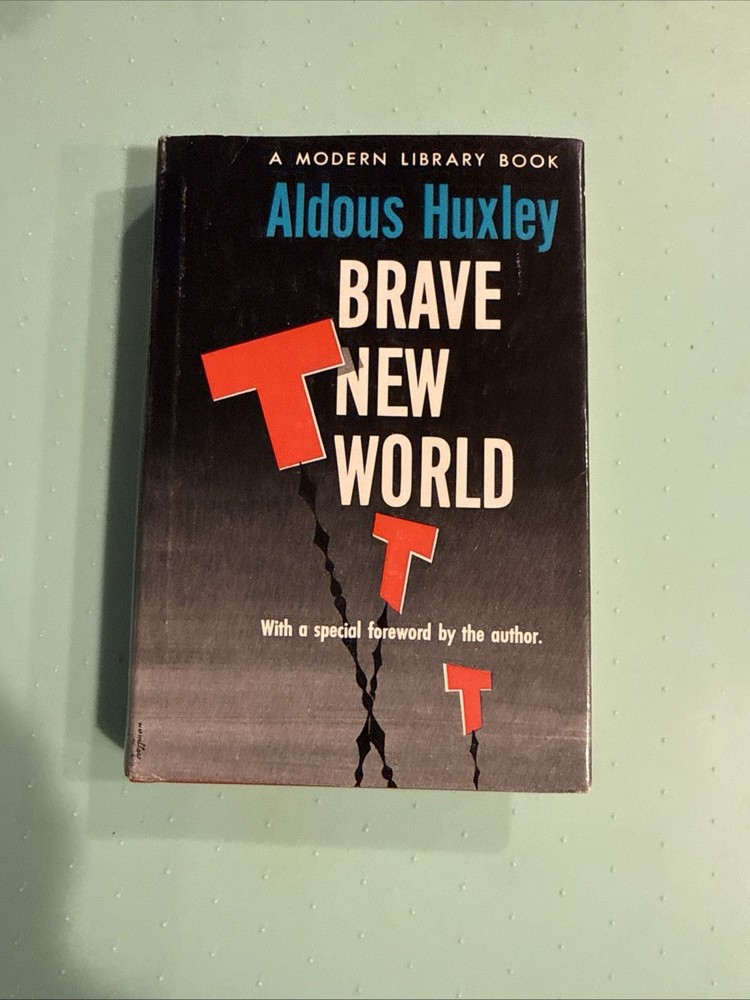 1946 Brave New World by Aldous Huxley – Modern Library Edition HB DJ