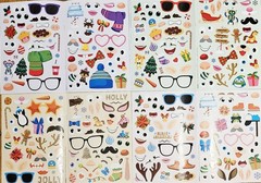 Christmas Make A Face Create A Face Dreamtivity Sticker Activity Books Set of 5