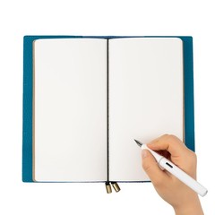WANDERINGS Regular Size Travelers Notebook with Pockets – 4.5″ x 8.5″ (11.5 x…