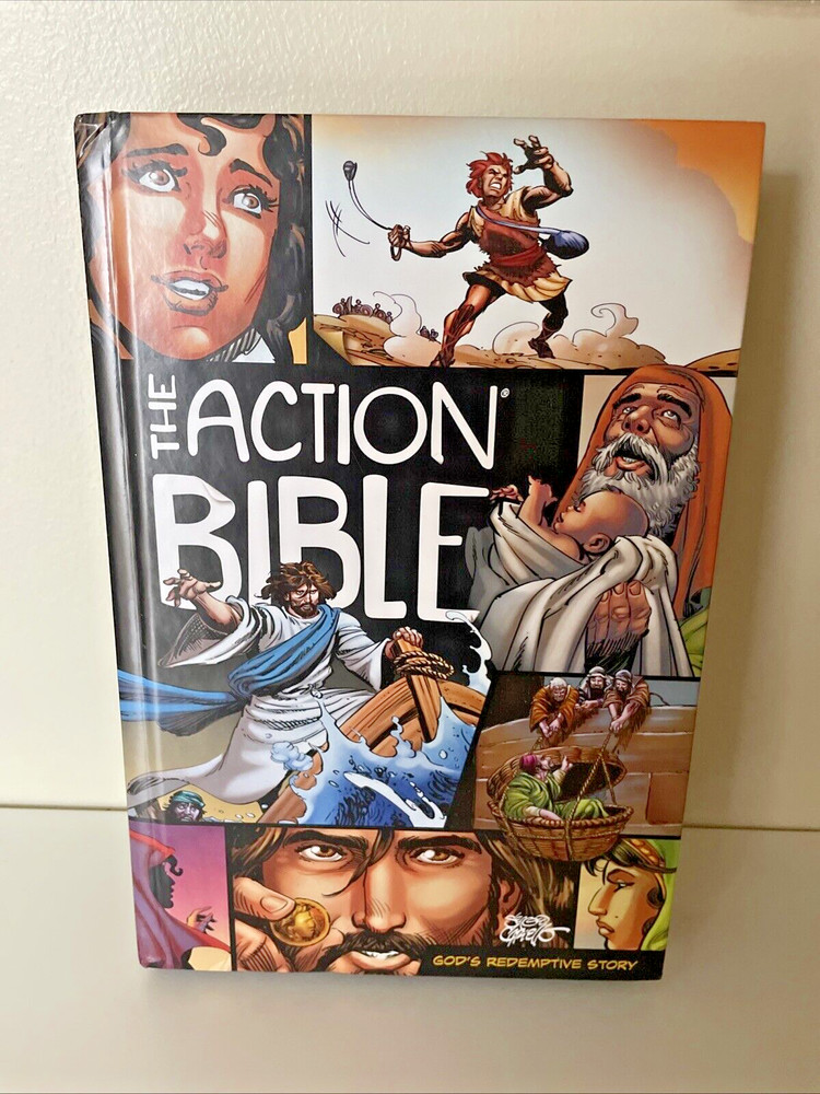 The Action Bible: God’s Redemptive Story Sergio Cariello 2020 Book Comic 1st ed.