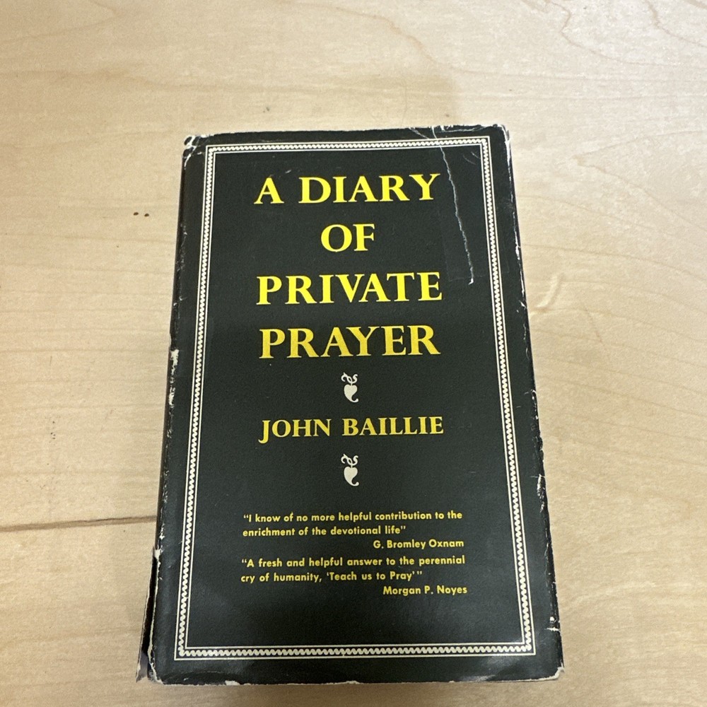 Vintage A Diary of Private Prayer John Baillie HCDJ 1949 Charles Scribner’s Sons
