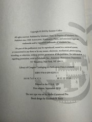 The Hunger Games Mockingjay Suzanne Collins 2010 HCDJ First Edition 1st Print LN